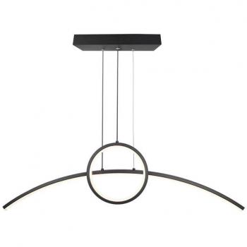 Lámpara de techo colgante LED V-TAC 36W diseño negro 4000K 3200lm