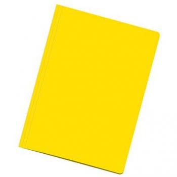 Subcarpetas DOHE de Cartulina 180gr con Ranura para Fastener - Pack de 50 Uds - Color Amarillo Intenso