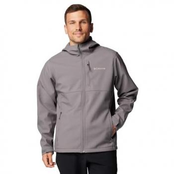 Chaqueta Softshell Columbia Ascender™ II Gris con Capucha para Hombre