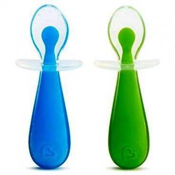 Munchkin 01122001 - Cucharas de entrenamiento de silicona Gentle Scoop, 2 uds