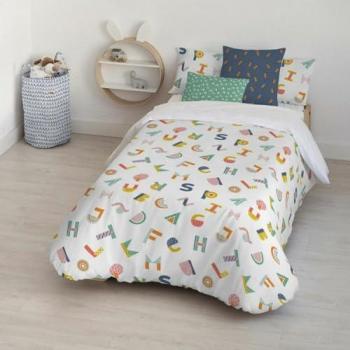 Funda Nórdica Kids&Cotton Urko Small Multicolor 175 Hilos 180 x 220 cm y 180 x 240 cm