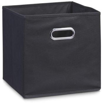 Zeller 14133 Caja de Almacenaje, Non-Woven, Negro, 28x28x28 cm