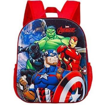 Karactermania-02123 Los Vengadores Kids' Luggage, Letter Print, Multicolor, One Size