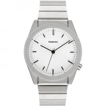 Komono Ray Solid Women's Japanese Quartz Analog Watch with Stainless Steel Strap