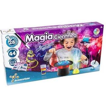 Science4you Magia Científica para Niños - Juego de Magia con 28 Experimentos Mágicos: Conviértete en un Mago Científico - Juguetes Educativos para Niños 8+ años, Regalo Original para Niños y Niñas