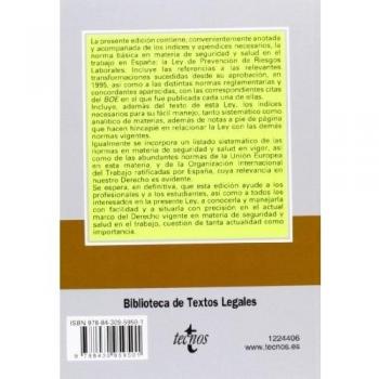 Ley de Prevención de Riesgos Laborales - Aa.vv