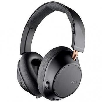 Plantronics BackBeat Go 810 Auriculares Bluetooth, Espuma con Memoria, sobre la Oreja, Grafito-Negro, Uni
