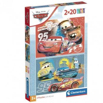 Clementoni Puzzle Cars Disney 2x20 piezas