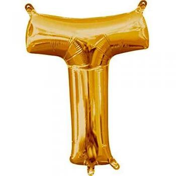 Amscan 3305101 - Globo de Papel de Aluminio con Forma de T
