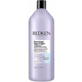Redken Blondage High Bright Conditioner 1000ml - Illuminating Formula for Blonde and Gray Hair