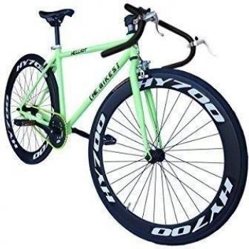 Helliot Bikes Fixie Brooklyn H36 - Bicicleta Deportiva, color verde