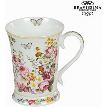 Tazza porcellana bloom white - Kitchen's Deco Collezione by Bravissima Kitchen