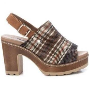 Sandalias Refresh para mujer - Marrón con altura de tacón de 10cm
