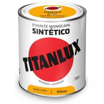 Esmalte Sintético Brillo 0568 Amarillo Medio 750 ml
