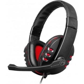 Woxter Stinger FX 80 H - Auriculares Gaming 2.0 con Micrófono para PS4 – PC – Xbox One – Switch…, reducción de Ruido, Diadema Ajustable, micrófono unidireccional y Adaptador 2 en 1 Incluido