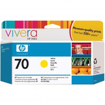 HP 70 Yellow Inkjet Cartridge 130ml | C9454A