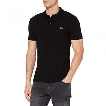 Lacoste Slim Fit Black Polo Shirt PH4012 for Men - Size XXL