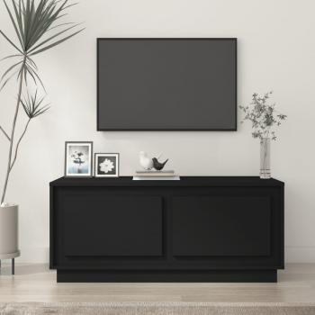 Mesa de centro negra 102x50x44 cm en madera contrachapada