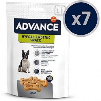 Advance Snacks Hypoallergenic Snack para Perro - Paquete de 7 x 150 gr - Total 1050 gr