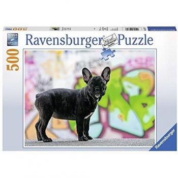 Ravensburger Erwachsenenpuzzle- Bulldog francés.