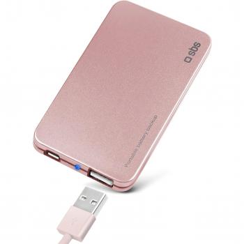 SBS TEBB2200ALP Polímero de Litio 2200mAh Rosa batería Externa - Baterías externas