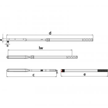 Gedore 8586-02 Llave dinamométrica DREMOMETER EKL en Caja de Metal