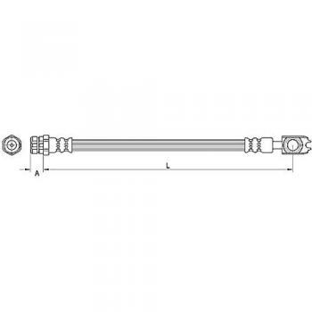 Metzger 4110891 Tubo flexible de frenos