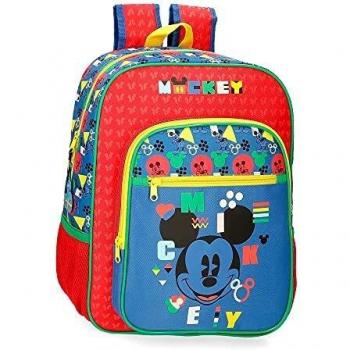 Disney Mickey Shape Shifter Mochila Escolar Multicolor 27x38x11 cms Poliéster 11,29L