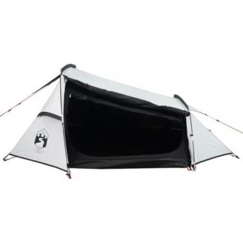 Tienda campaña túnel 2 personas tela opaca impermeable blanco