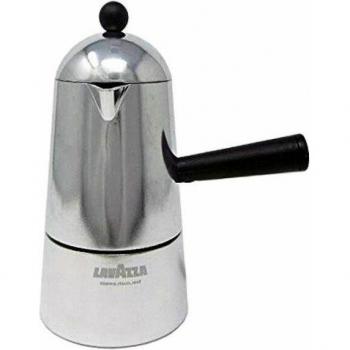 Cafetera Espresso Carmencita Classic de Aluminio, 2 Tazas, Capacidad 15 cl, Mango y Botón Negros