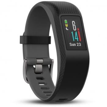 Garmin Vivosport Pulsera de Deporte con GPS y Monitor de Ritmo Cardiaco, Unisex, Gris, L