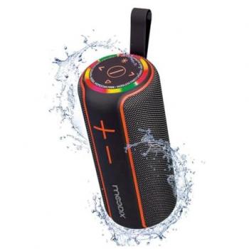 Altavoz Bluetooth Portátil Moodix 16W Negro IPX7 con Control de Volumen