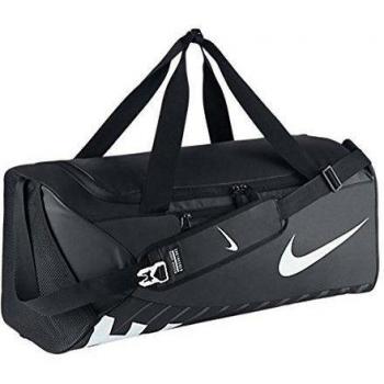 Nike Alph Adpt Crssbdy Dffl-L - Bolsa para hombre, color negro / blanco, talla única