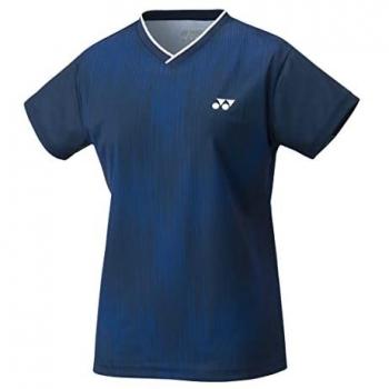 Camiseta de cuello redondo para mujer Yonex, manga corta, diseño deportivo, tejido transpirable, ajuste cómodo