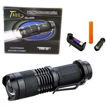Mini Lámpara LED Cree Impermeable Recargable con Zoom 5000 Lúmenes