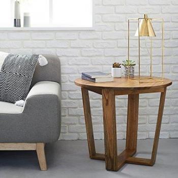Mesa auxiliar de madera maciza de mindi Berah Getah