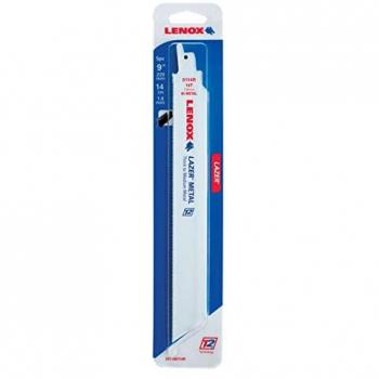 Lenox 12-Inch Bi-Metal Demolition Reciprocating Saw Blade for Wood with Nails, 6 TPI (2 Pack)