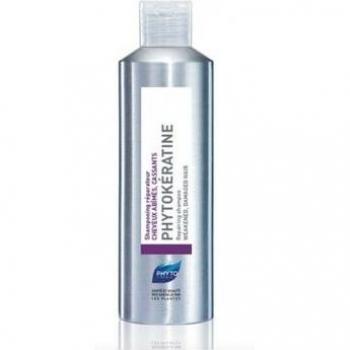 Phyto Phytokeratine Champú Reparador 100ml - Champú reparador para cabello dañado, con keratina vegetal, fórmula sin sulfatos, ideal para fortalecer y reparar la fibra capilar