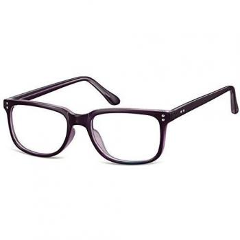 Cuadrado Montura Completa Plástico Borgoña Gafas Recetadas para Mujer - SmartBuy Collection