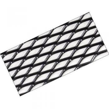 kmhg97 - Rejilla de aluminio race feinma schig acabado: aluminio negro, tamaño aprox. 120 x 20 cm, malla: 2 x 4 mm,