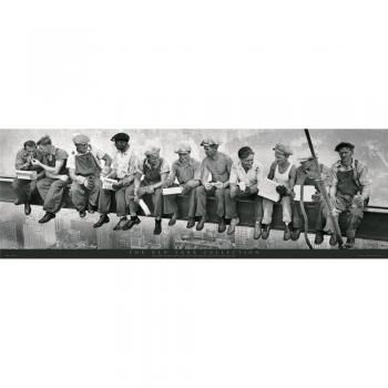 GB eye, New York, Men on Girder, Poster Puerta,