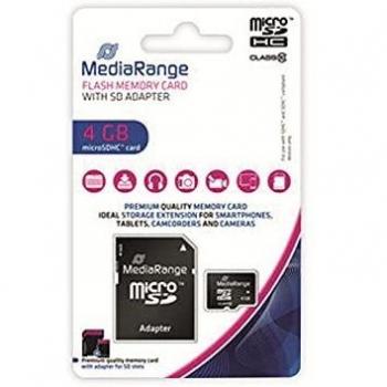 MediaRange - Tarjeta de Memoria SDHC