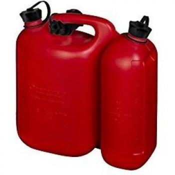Bidón Doble ECO 5,5L + 3L Rojo HDPE Homologado para Combustible
