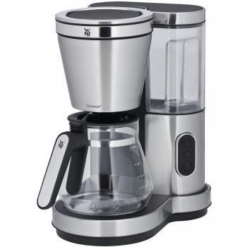 Cafetera eléctrica WMF Lono 04.1230.0011, tipo filtro, características: independiente, color negro y plata, capacidad de 1,25 litros (10 tazas), semi-automática, potencia de 100