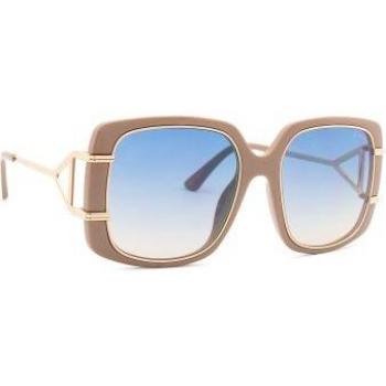 Guess Women's Aviator Sunglasses GU7854 57W Shiny Beige