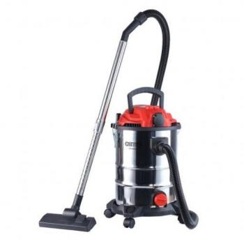 Camry CR 7045 Aspirador Industrial Profesional con Toma de Corriente, Seco y Húmedo, Función Soplado, Aspira Cenizas, Capacidad 25 Litros,