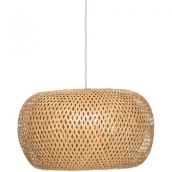 Lámpara de suspensión Nam en bambú natural - Ø 46 cm - Beige