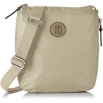 Tommy Hilfiger Sporty Small Crossover - Bolso para mujer, color turtledove, talla OS