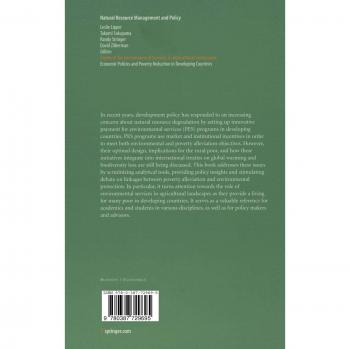 Payment for Environmental Services in Agricultural Landscapes: Economic Policies and Poverty Reduction in Developing Countries: 31