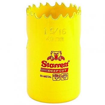 Starrett DCH040 Corona perforadora, Amarillo, 40 mm